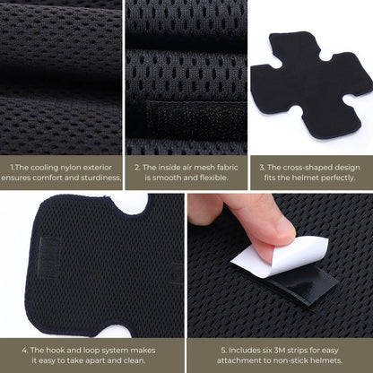 Anti-Sweat Helmet Cooling Pad Calm Liner